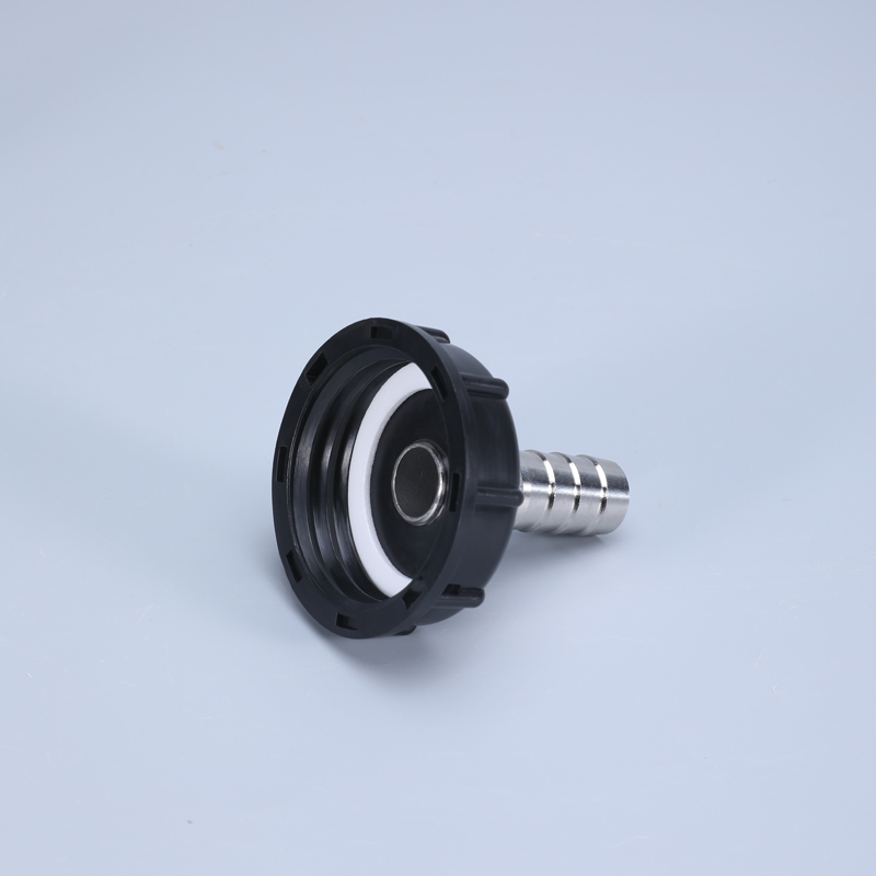 محول خزان المياه IBC 1/2 '3/4 ' 1 'تجهيزات أنابيب خرطوم الحديقة موصل التصريف S60X6