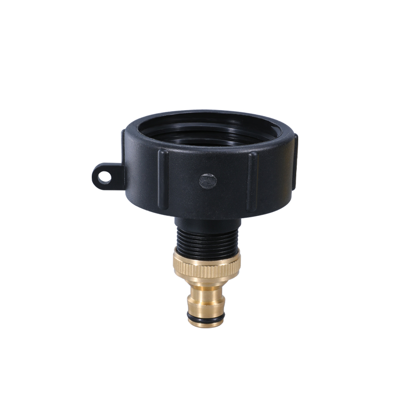 275-330 G IBC Tote Adapter 2 'npt to 3/4 خيط خشن خارج الموصل الخار