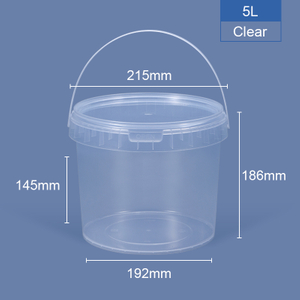 5L دلو PP من فئة الطعام