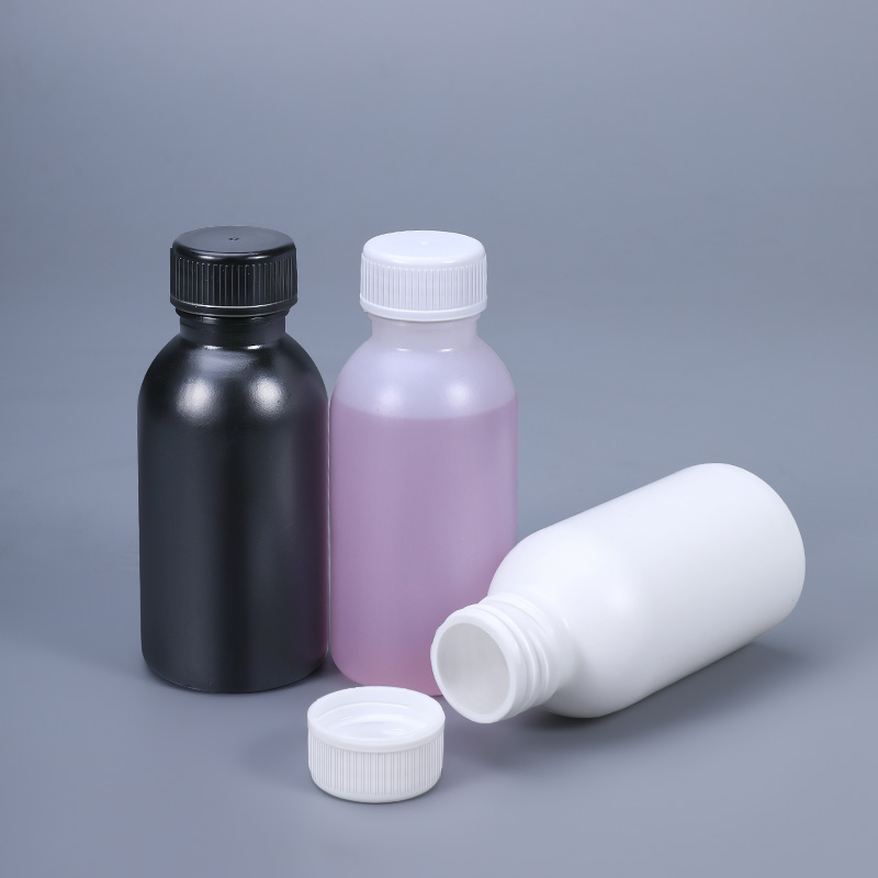 زجاجة HDPE مستديرة