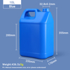 أباريق 10L F Style سعة 10 لتر إبريق بلاستيك HDPE جركن بلاستيكي