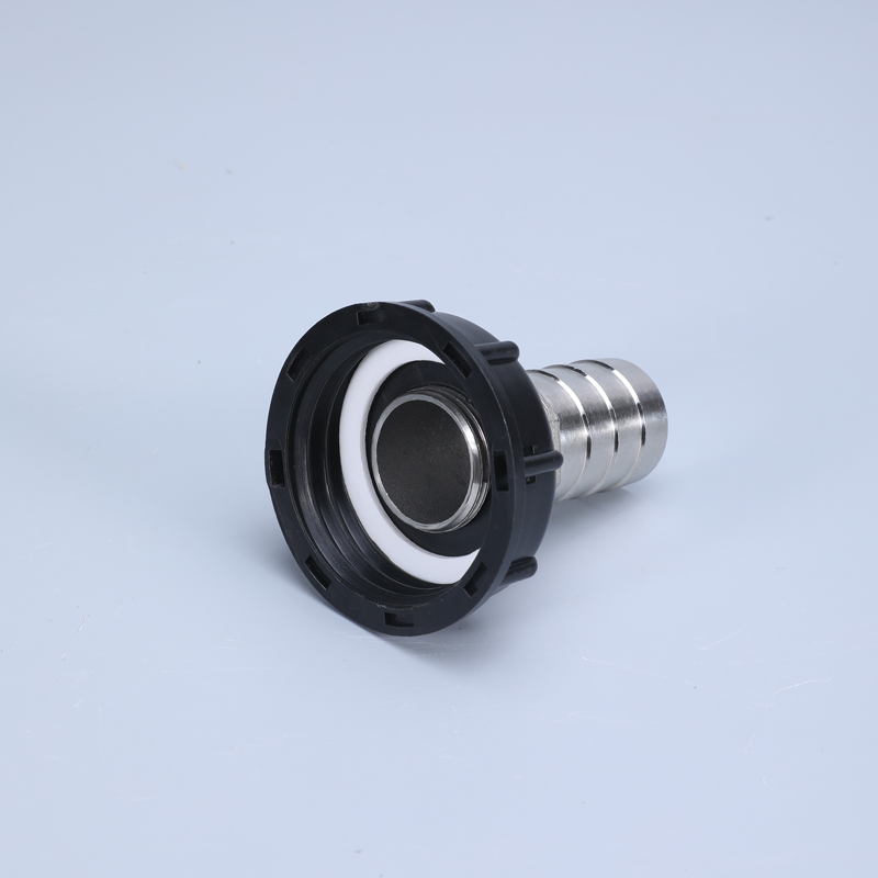 محول خزان المياه IBC 1/2 '3/4 ' 1 'تجهيزات أنابيب خرطوم الحديقة موصل التصريف S60X6