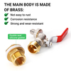 IBC Tote Tank Adapter Faucet Corres Thread S60x6 Outlet 1/2 '، 3/4 '