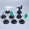  IBC Tote Tank خرطوم تركيب محول الصنبور صمام الصنبور IBC الخزان S60X6 الخيوط الخيوط 3/4 'موصل