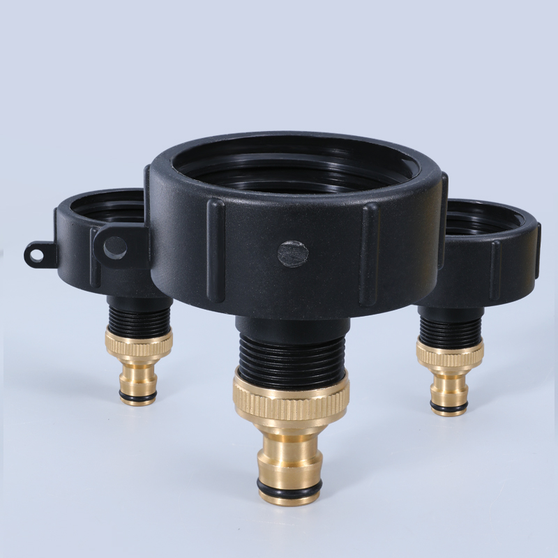 275-330 G IBC Tote Adapter 2 'npt to 3/4 خيط خشن خارج الموصل الخار