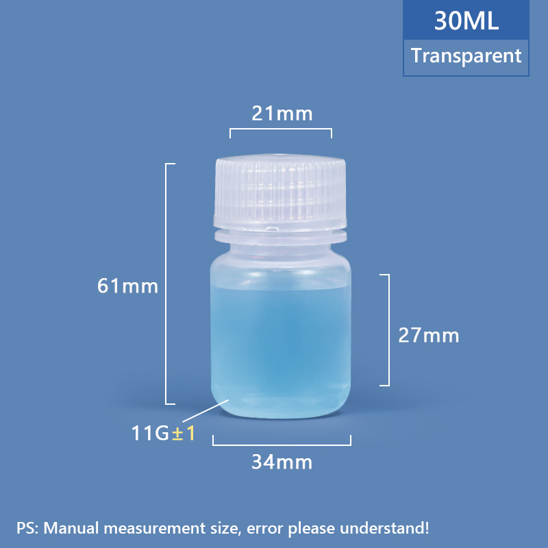 10 مل زجاجة بلاستيكية عريضة الرقبة PP/HDPE