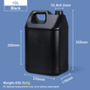 أباريق 10L F Style سعة 10 لتر إبريق بلاستيك HDPE جركن بلاستيكي
