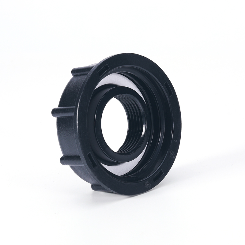 IBC TOTE ADAPTER 60 مم خيط خشن 1/2 '3/4 '' 1 بوصة منفذ ، 275-330 جالون موصل قابس الصرف لخراطيم حديقة خزان المياه