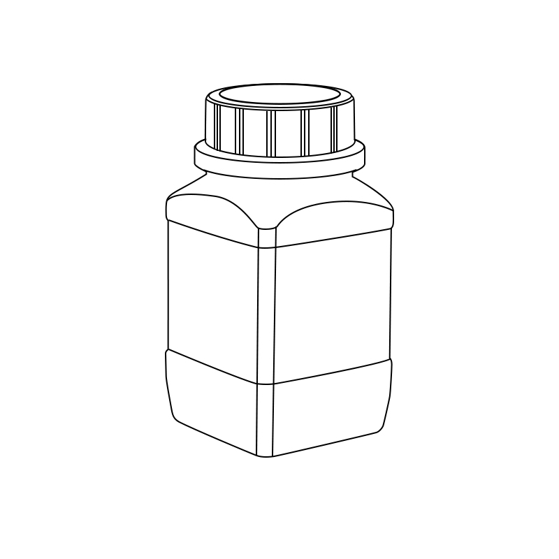 زجاجة عريضة الرقبة HDPE