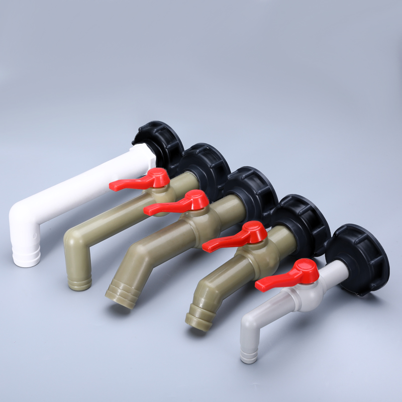 S60x6 IBC Tank Adapter Garden Hose Hose Faucet Lender Connector Mater Water Tank
