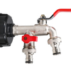2.44 'TOTE THROW FINE TOTE VALVE VALVE LEADER BRASS BRAST SHOSE TOULD