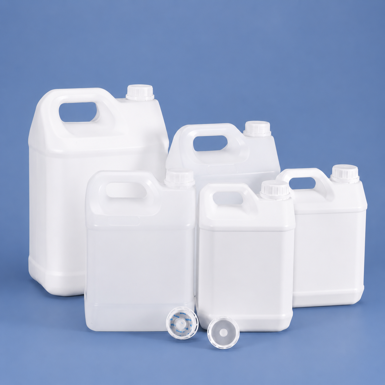 غطاء تنفيس HDPE لعلبة جيري بلاستيكية وزجاجة بلاستيكية مستديرة