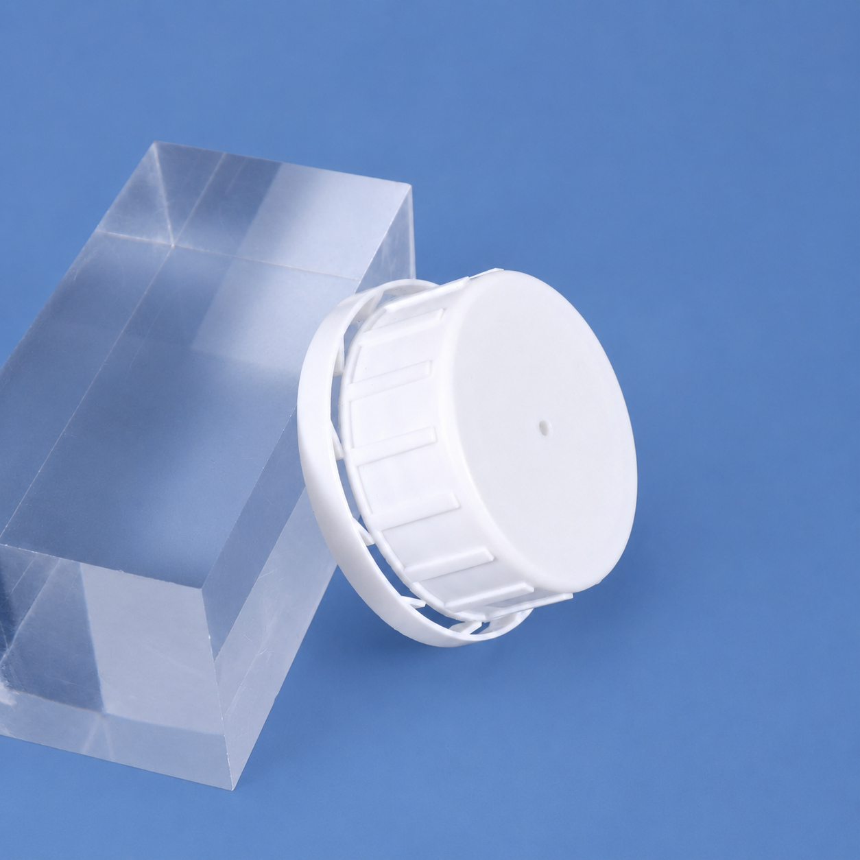 غطاء تنفيس HDPE لعلبة جيري بلاستيكية وزجاجة بلاستيكية مستديرة