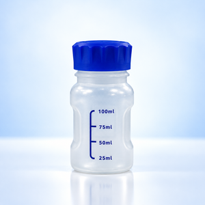 زجاجة كاشف PP 100 مل مع خط مقياس