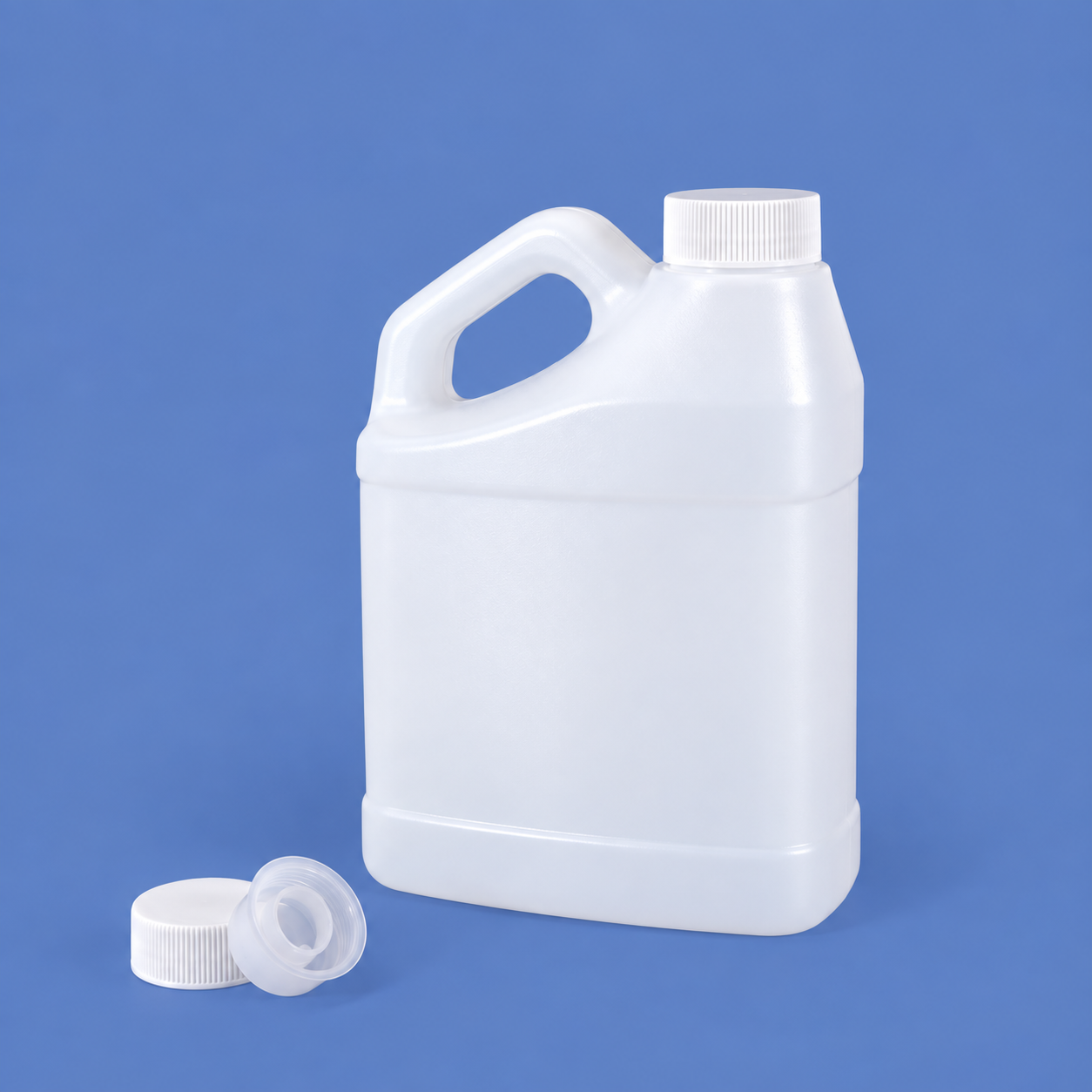 950 مل F نمط أباريق شفافة الغذاء الصف HDPE النبيذ البلاستيك جيري يمكن